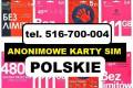 Zarejestrowane karty SIM startery telefoniczne prepaid do komrki Wrocaw zdalna rejestracja SIM